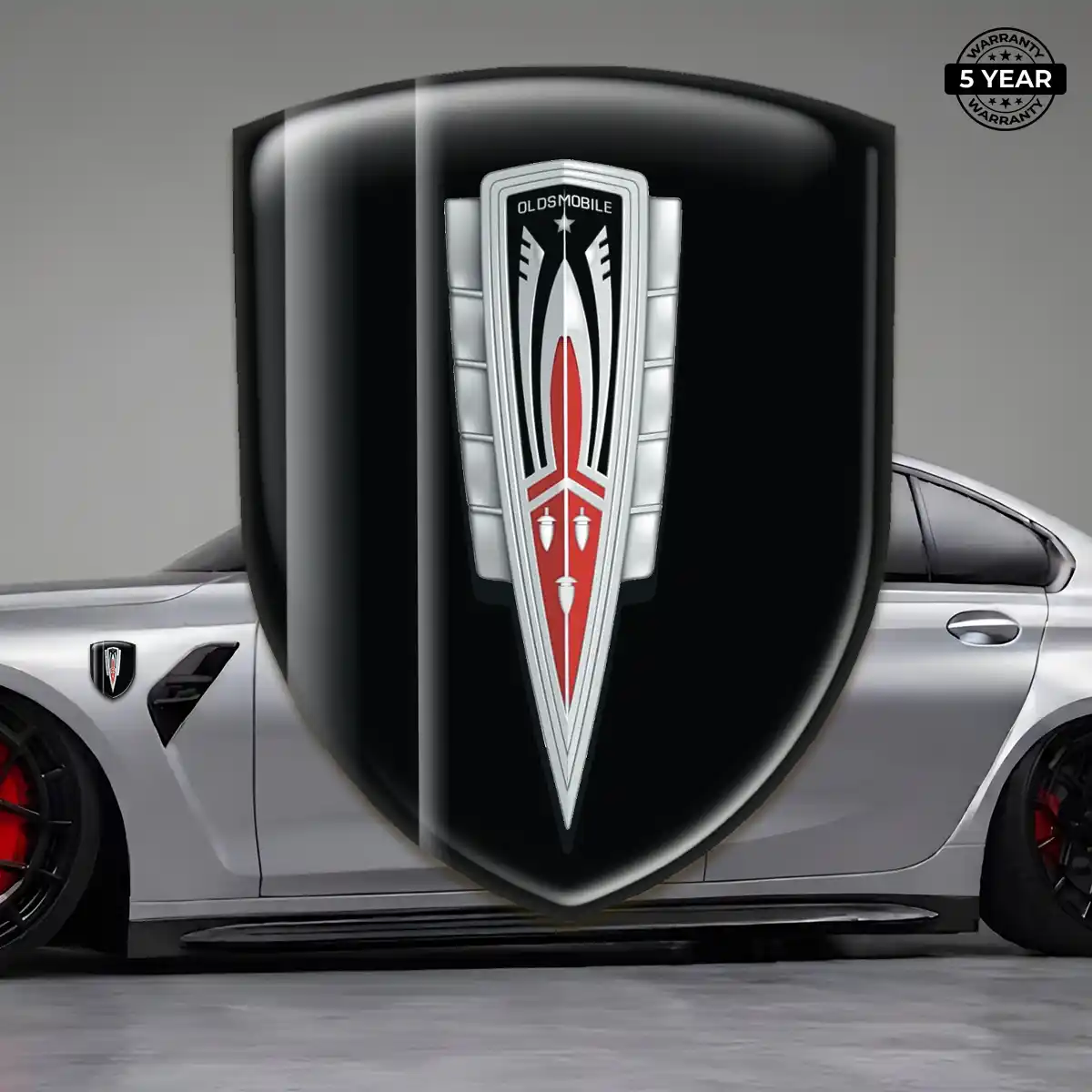 Oldsmobile Emblem Logo Badge Deluxe Edition