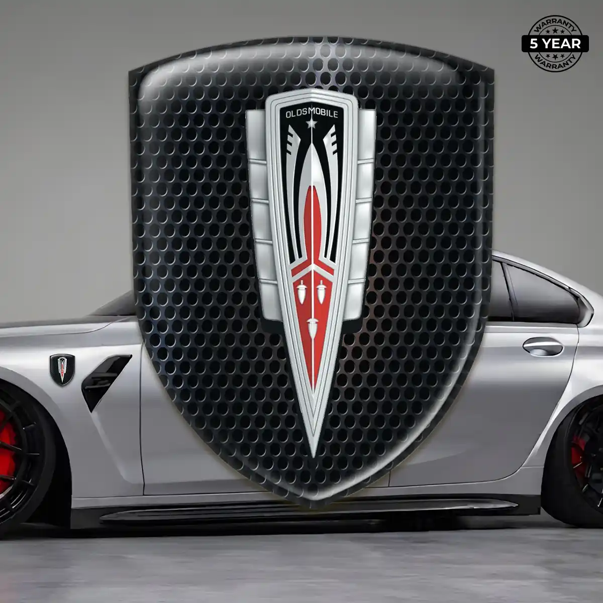 Oldsmobile Emblem Logo Badge Elite Finish