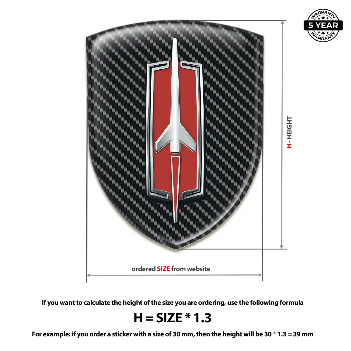 Oldsmobile Emblem Logo Badge Exterior Luxe