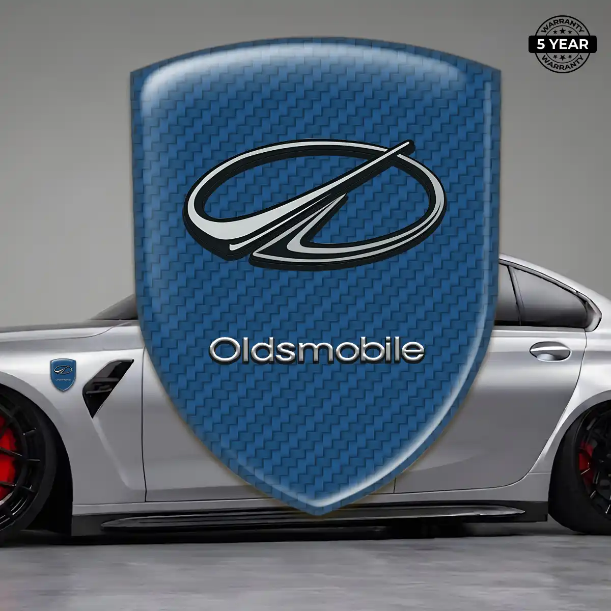 Oldsmobile Emblem Logo Badge Premium Dome