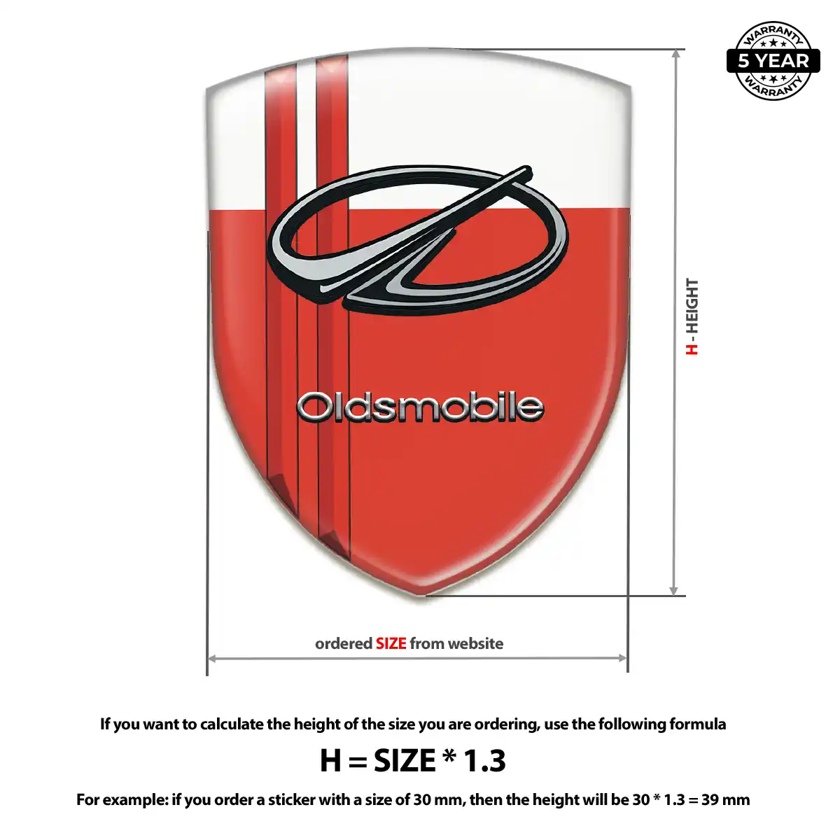 Oldsmobile Emblem Logo Badge Sleek Style