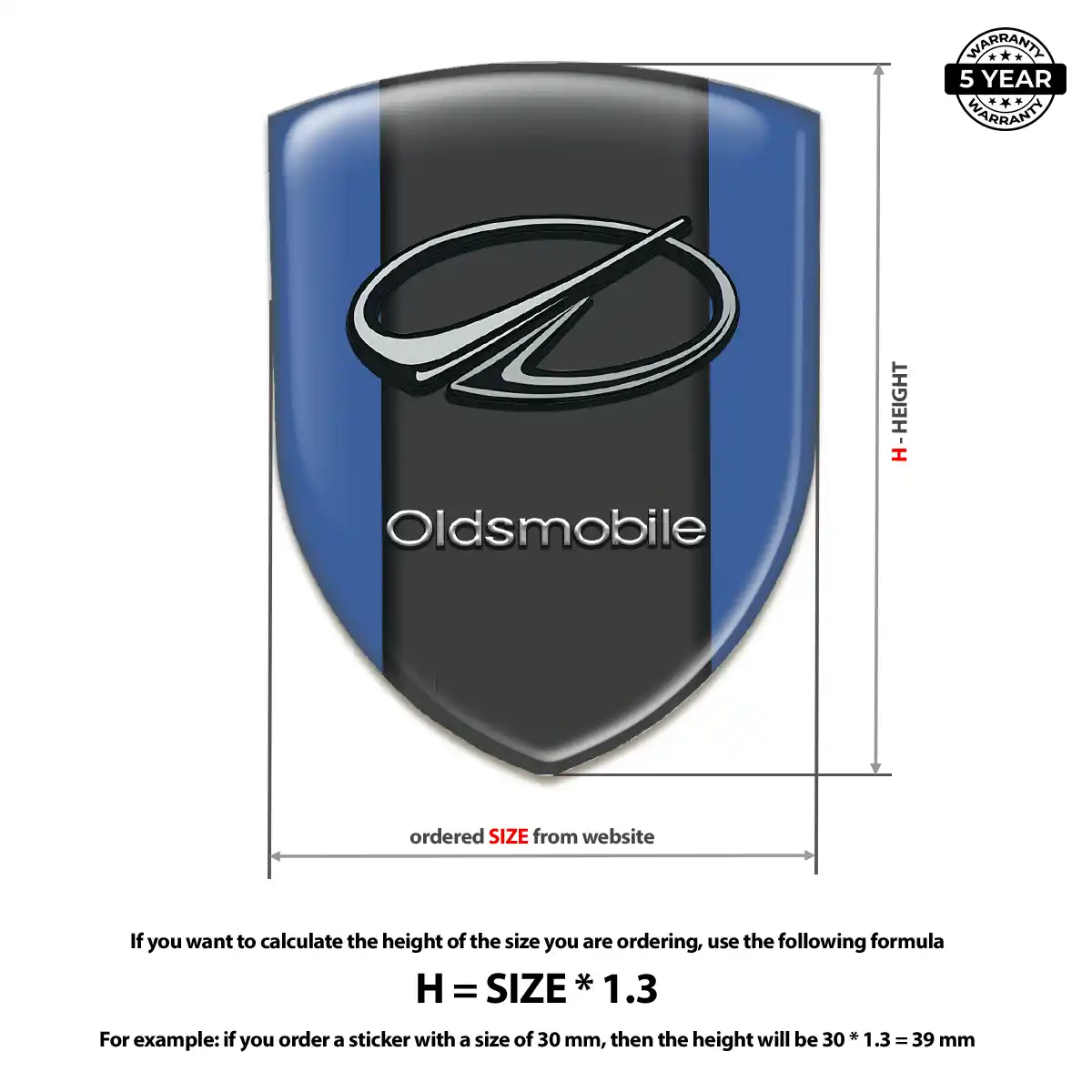 Oldsmobile Emblem Logo Prime Quality