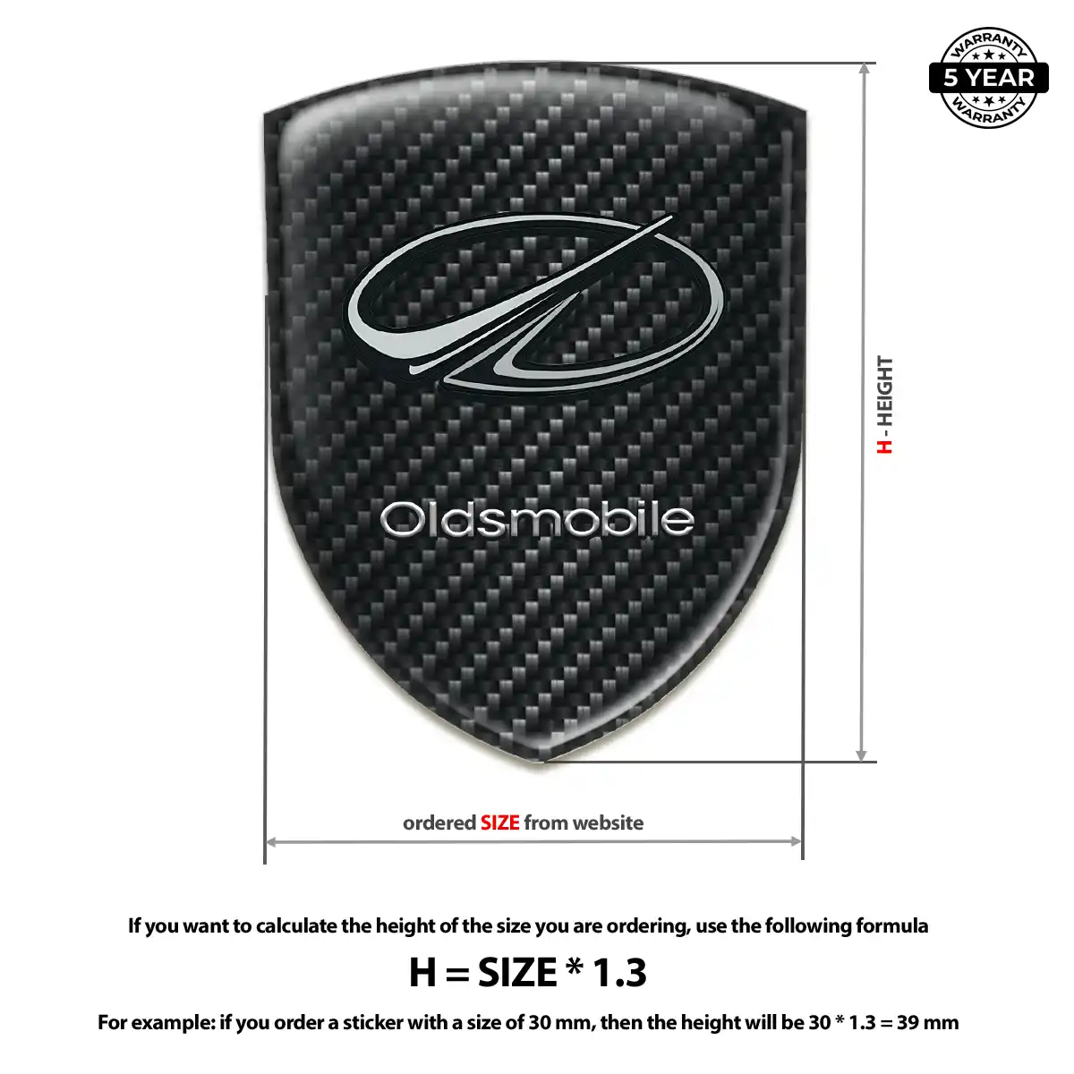 Oldsmobile Emblem Logo Superior Craft