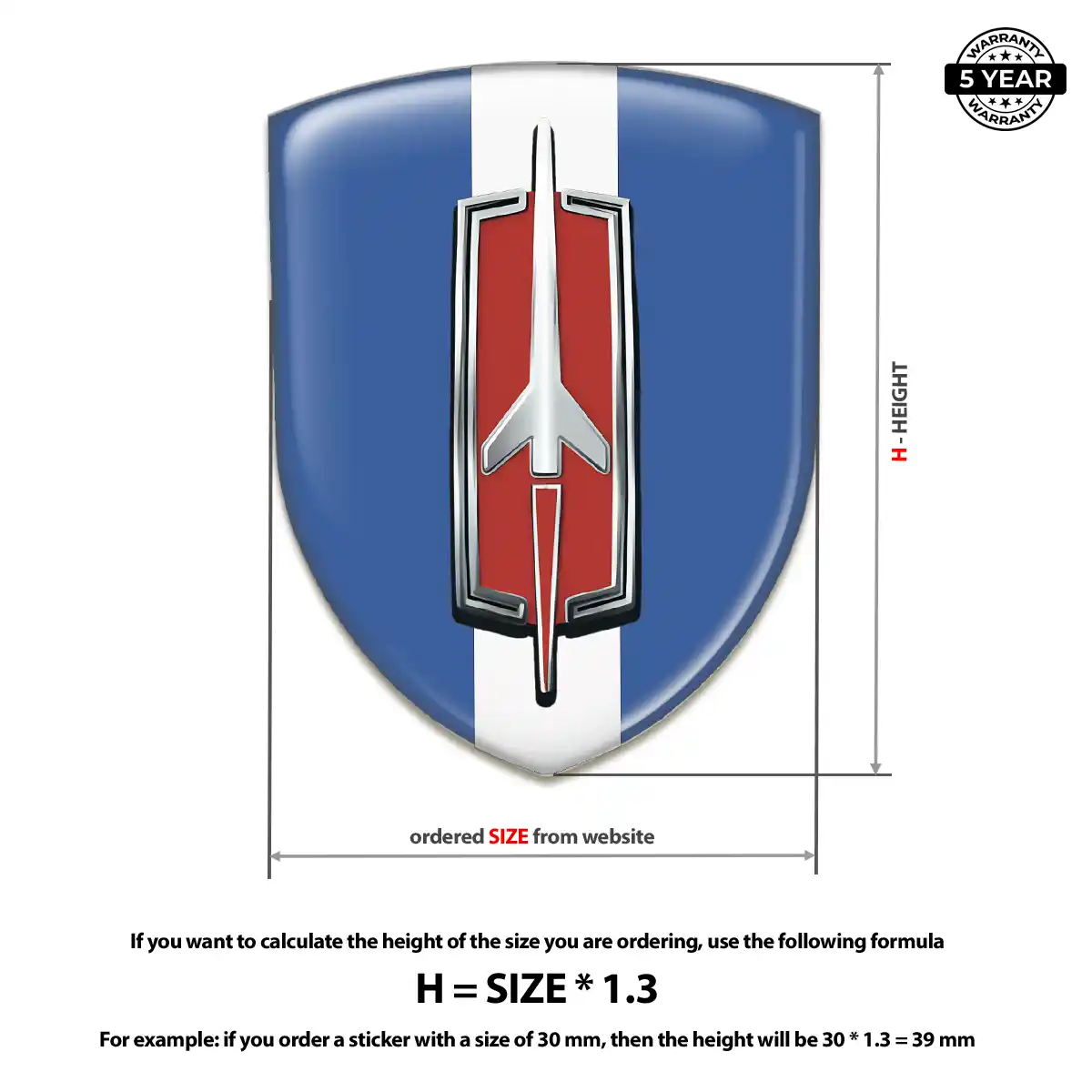 Oldsmobile Emblem Shield Deluxe Edition