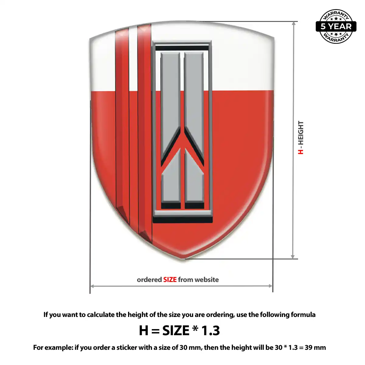 Oldsmobile Emblem Shield Elite Finish