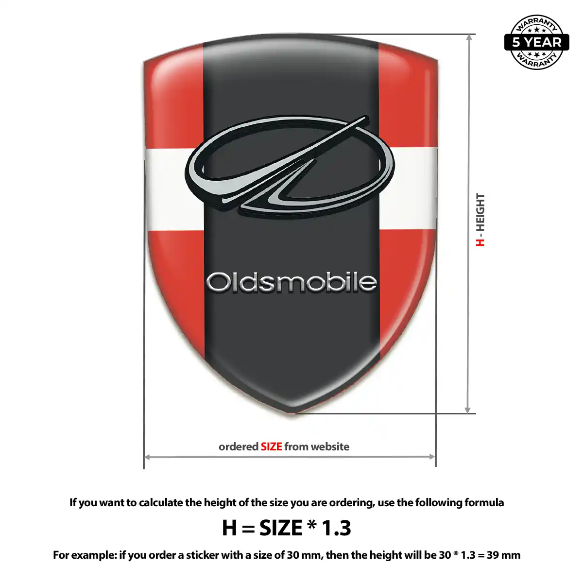 Oldsmobile Emblem Shield Interior Elegance
