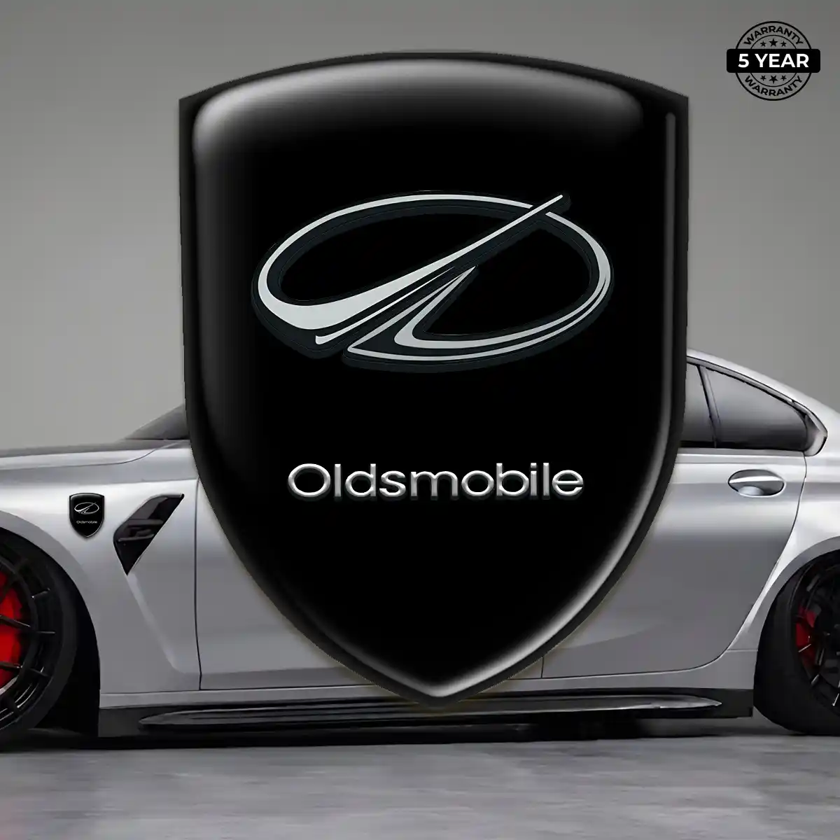 Oldsmobile Emblem Shield Premium Dome