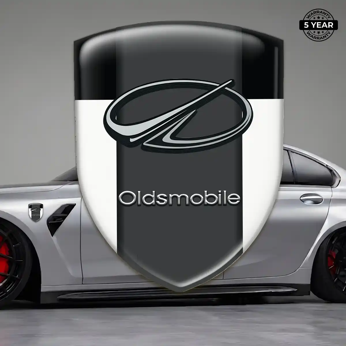 Oldsmobile Emblem Shield Refined Design