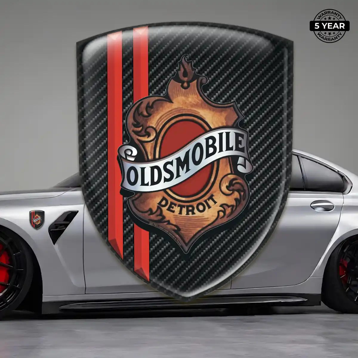 Oldsmobile Emblem Shield Resin Luxe