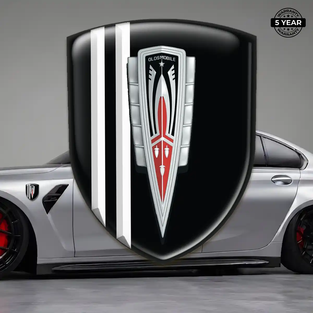 Oldsmobile Emblem Shield Signature Grade