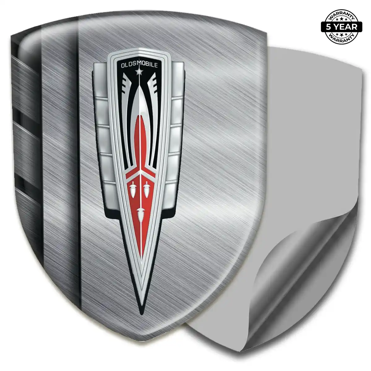 Oldsmobile Emblem Shield Sleek Style