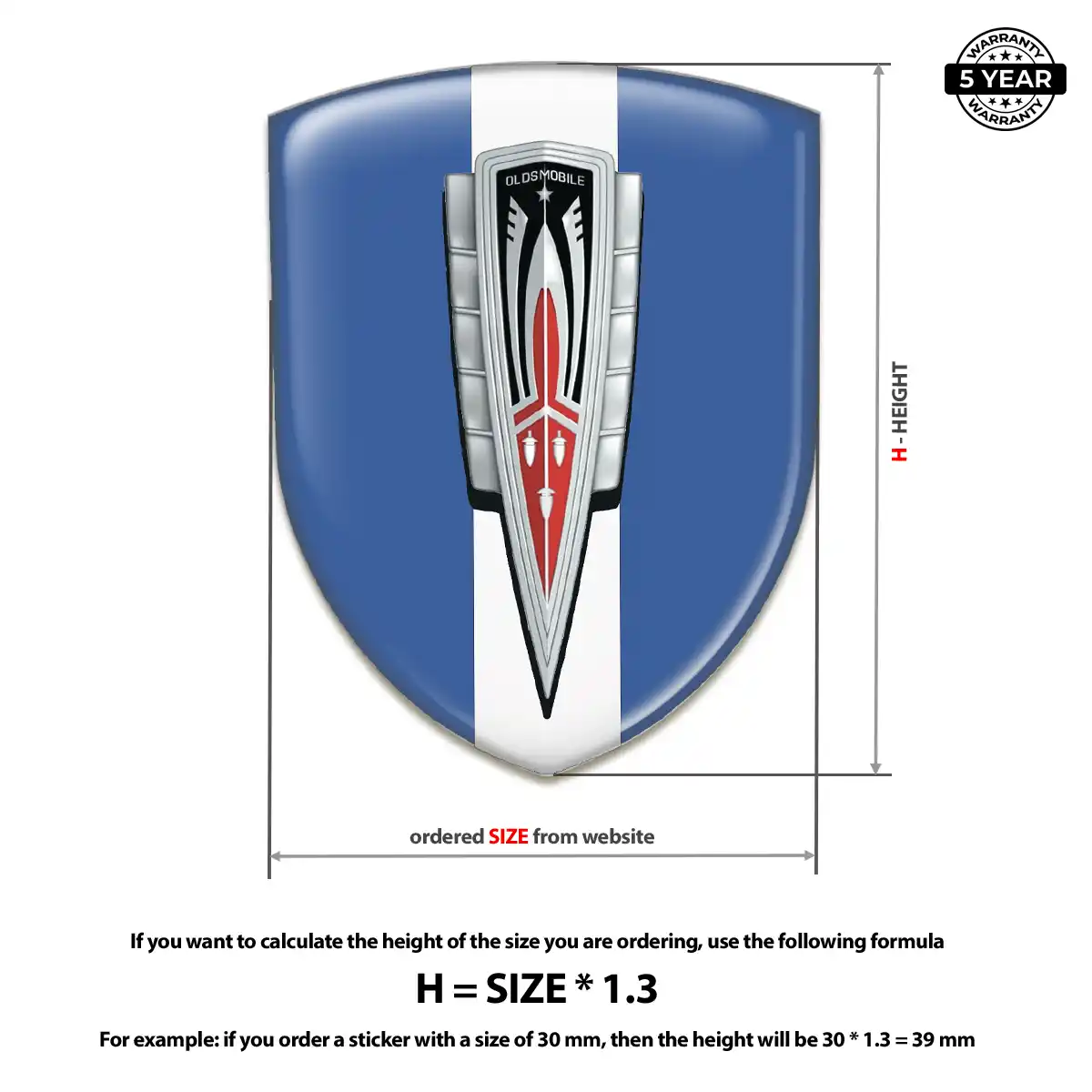 Oldsmobile Emblem Silicone Elite Edition