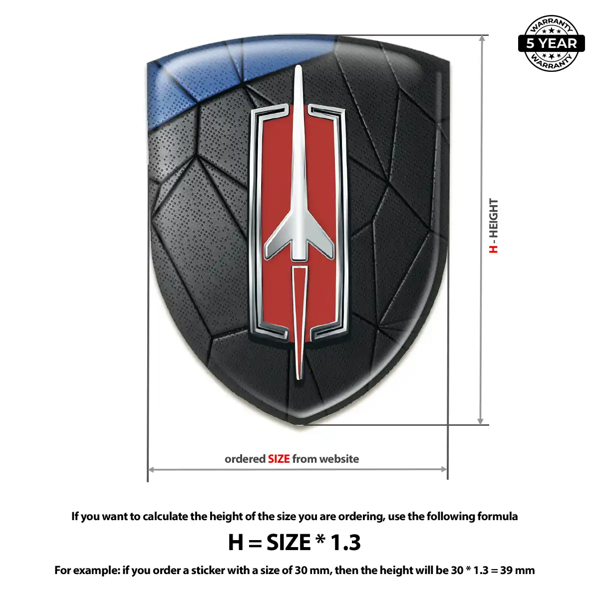 Oldsmobile Emblem Silicone Interior Elegance