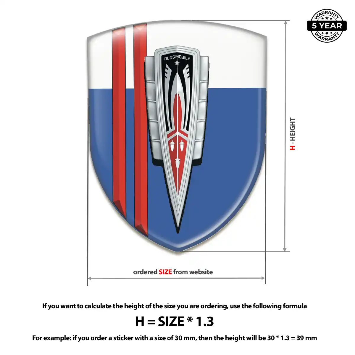 Oldsmobile Emblem Silicone Opulent Line
