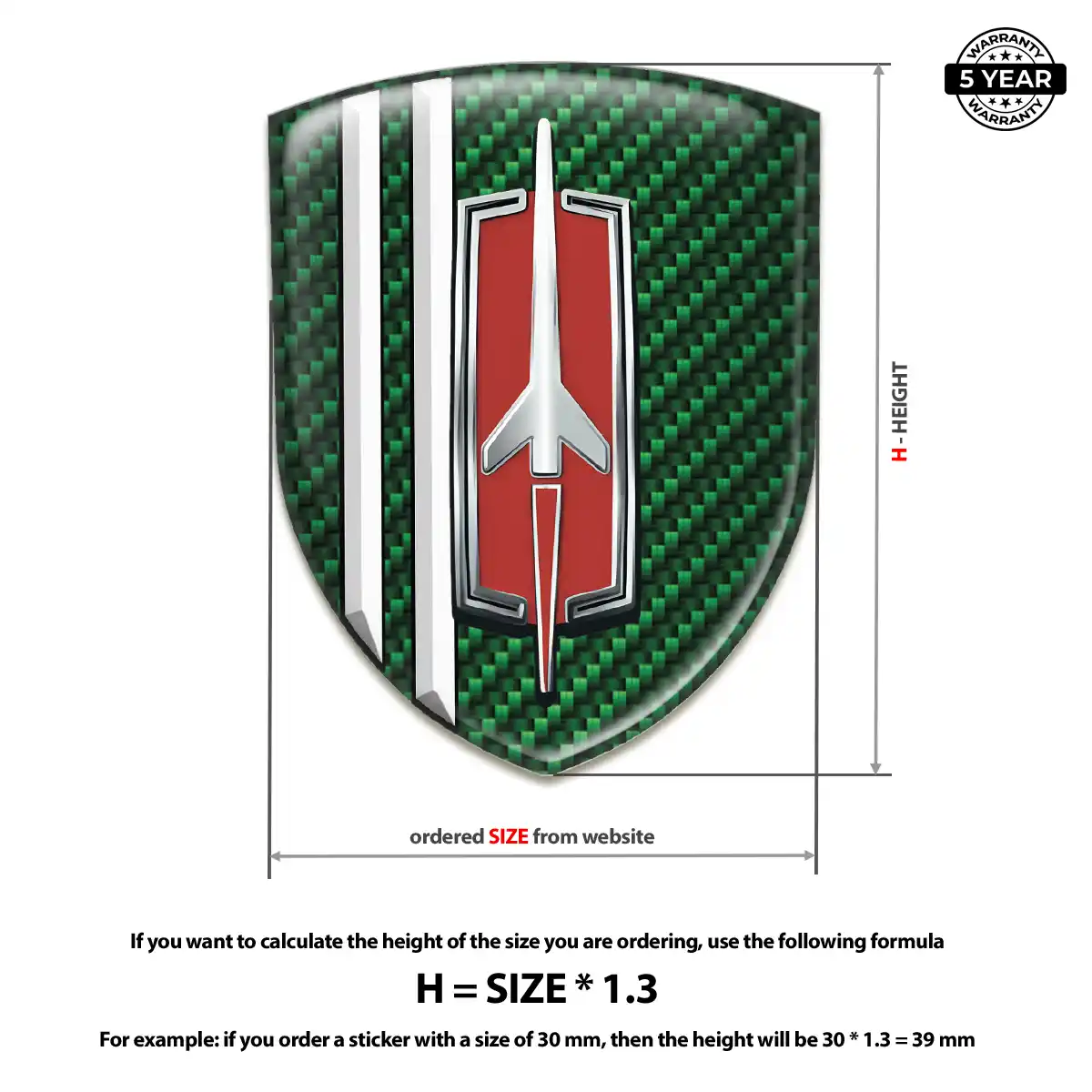 Oldsmobile Emblem Silicone Premium Dome