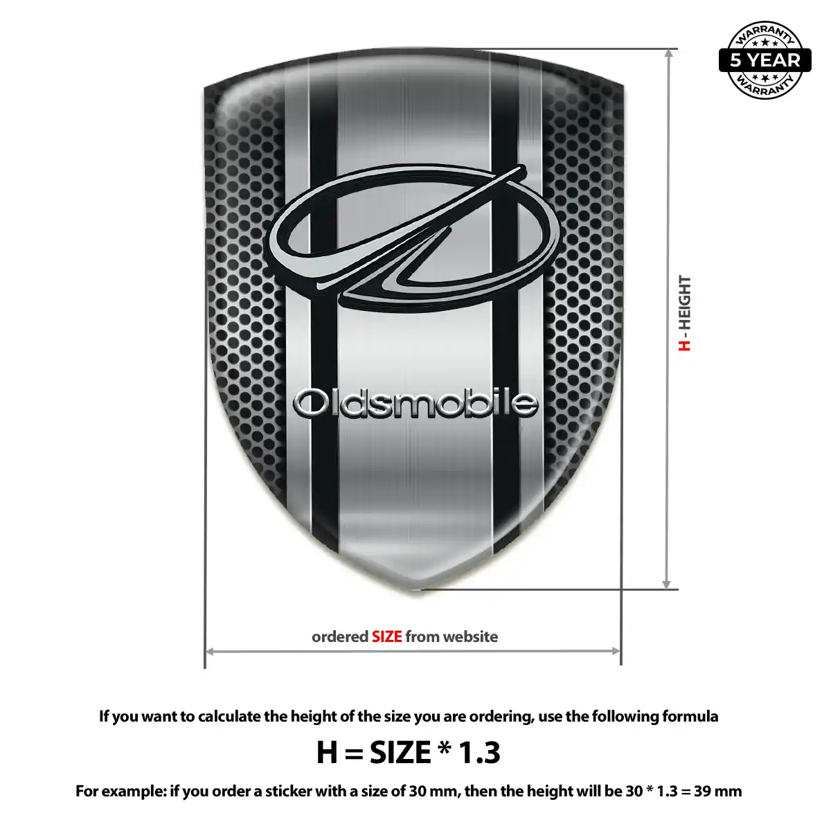Oldsmobile Emblem Silicone Prestige Line