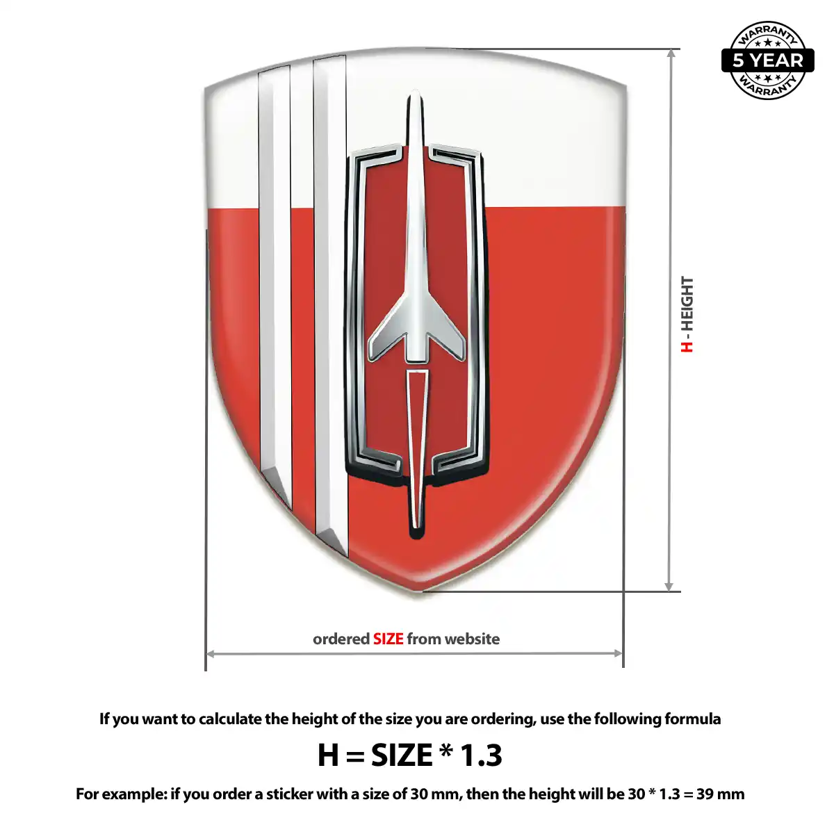 Oldsmobile Emblem Silicone Resin Luxe