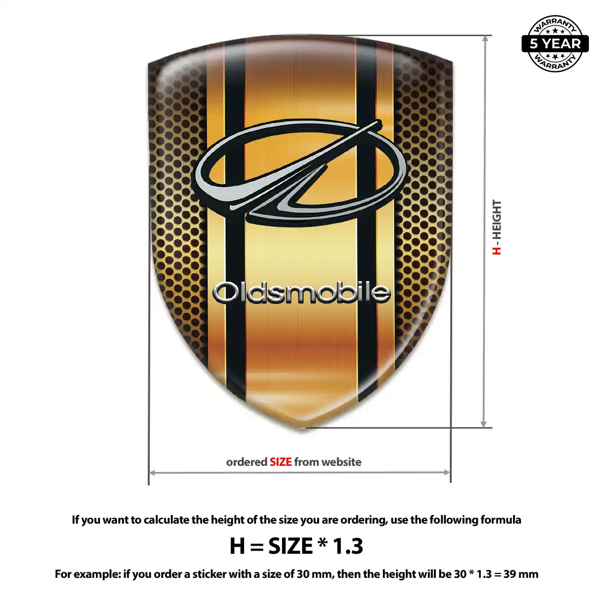 Oldsmobile Emblem Superior Craft