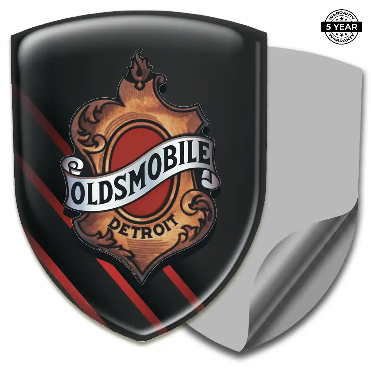 Oldsmobile Epoxy Domed Sticker Interior Elegance