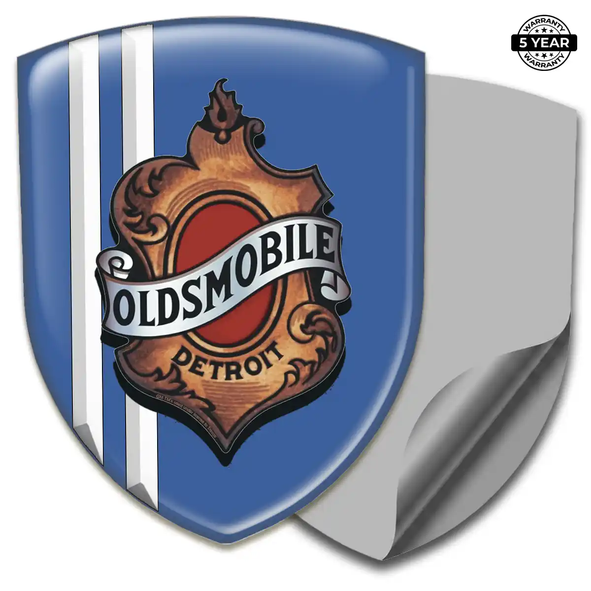 Oldsmobile Epoxy Domed Sticker Opulent Line