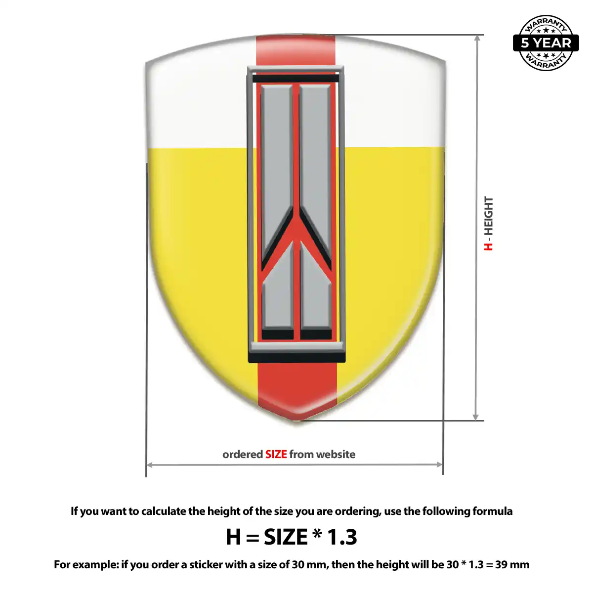 Oldsmobile Epoxy Domed Sticker Resin Elite
