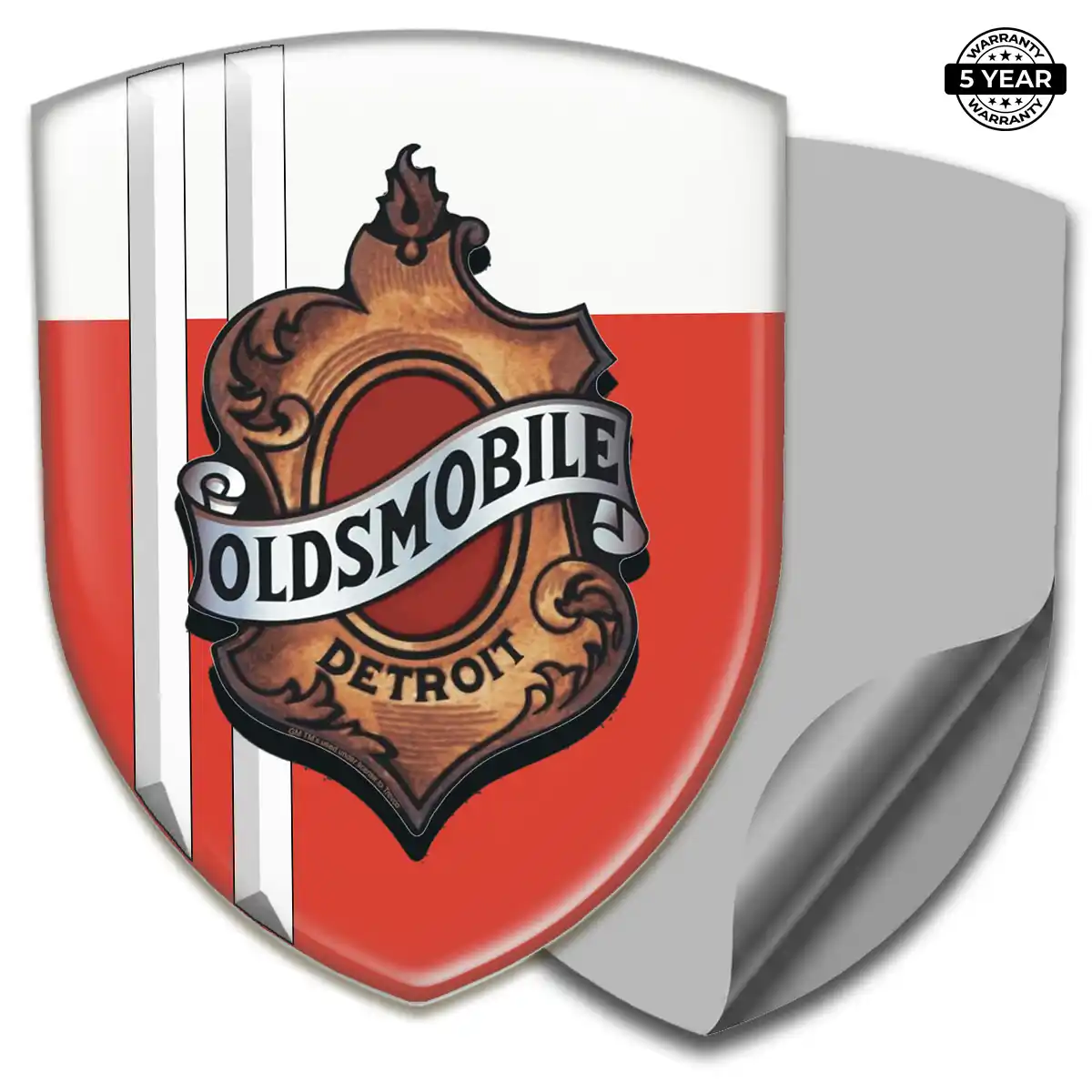 Oldsmobile Epoxy Domed Sticker Superior Craft