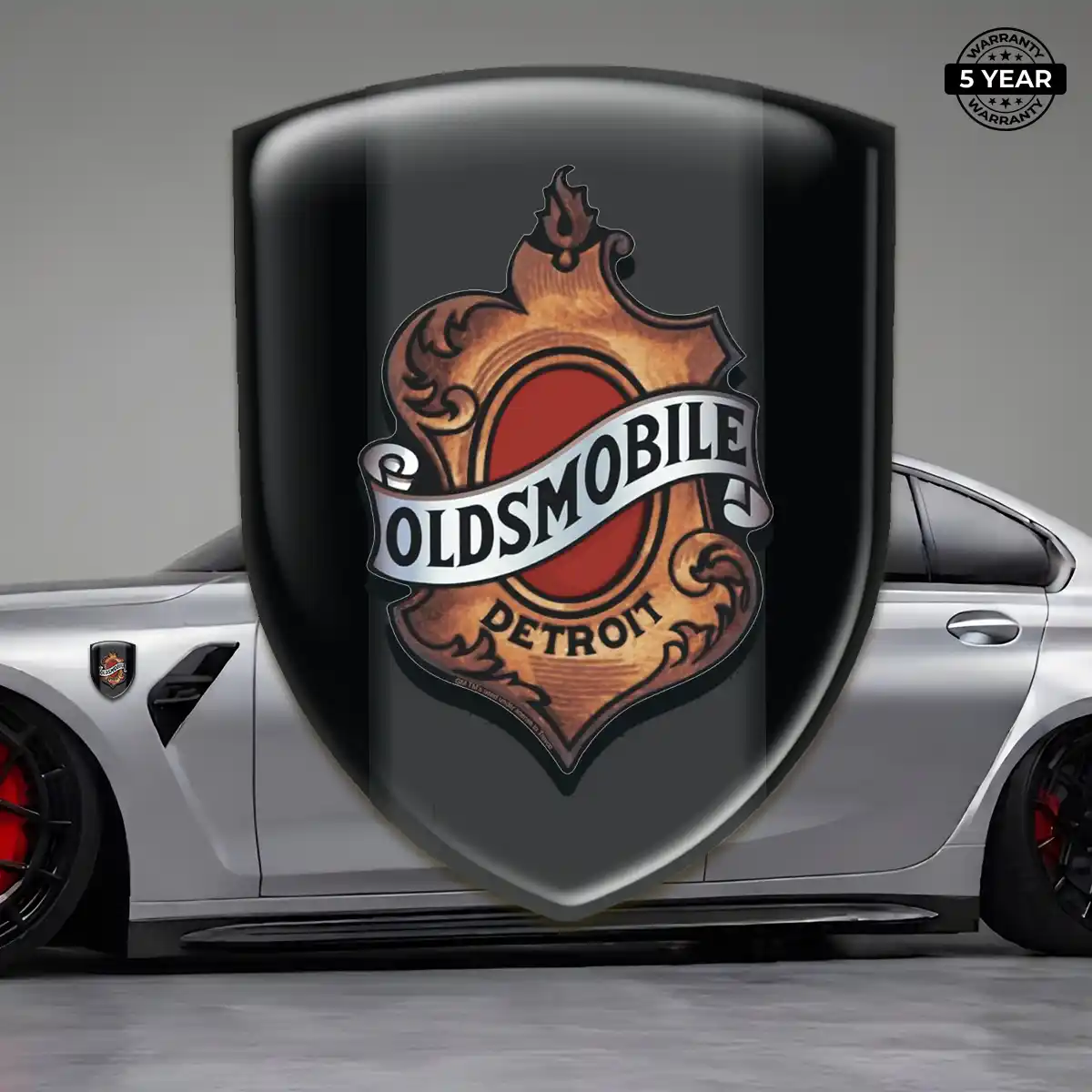 Oldsmobile Gel Badge Sticker Elite Finish