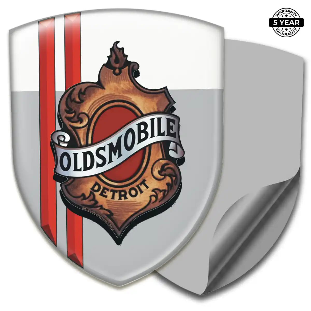 Oldsmobile Gel Badge Sticker Noble Edition