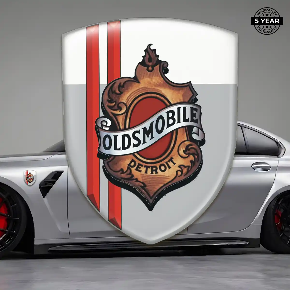 Oldsmobile Gel Badge Sticker Noble Edition