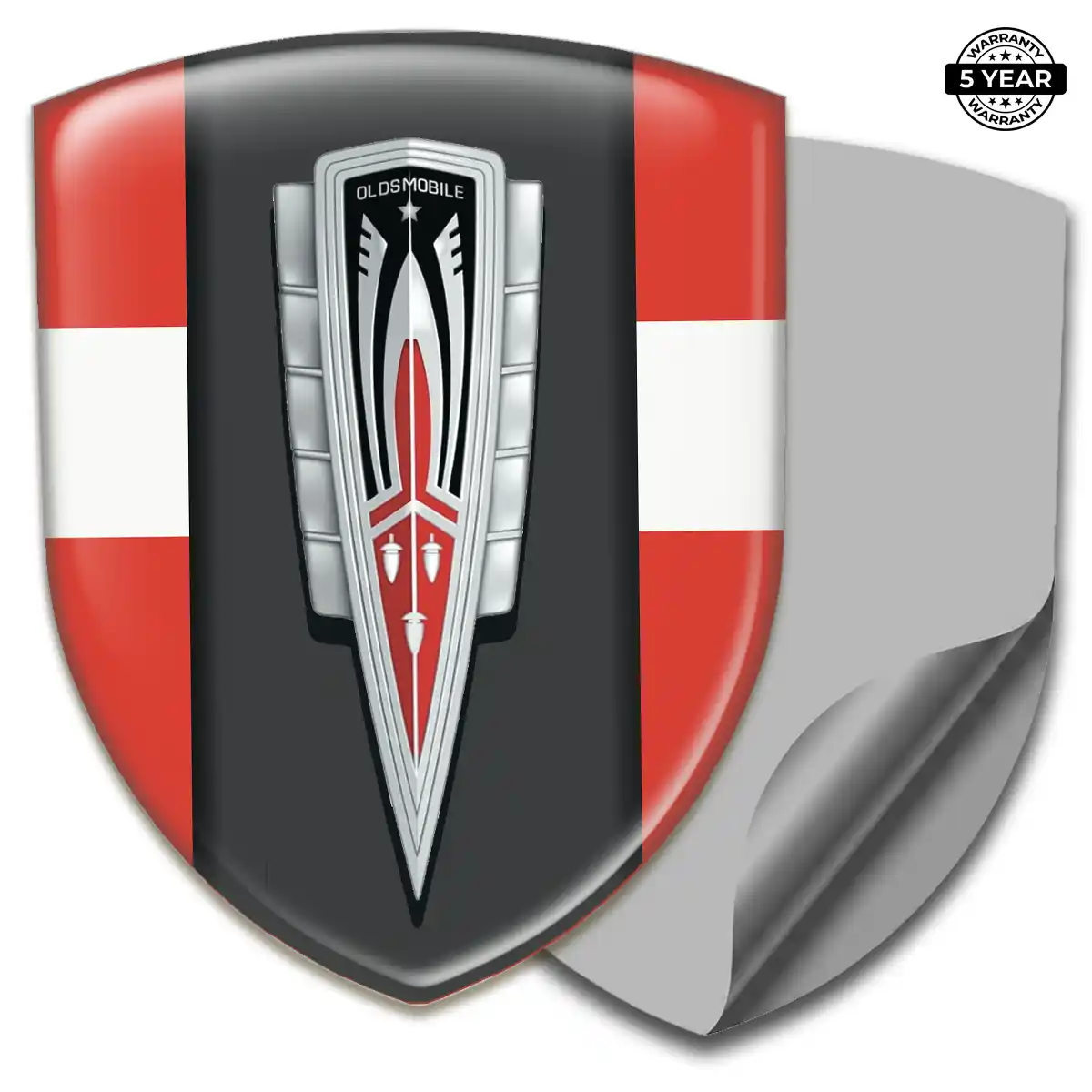 Oldsmobile Gel Badge Sticker Opulent Line