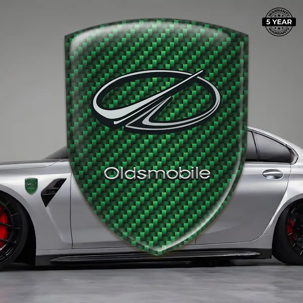 Oldsmobile Gel Badge Sticker Premium Dome