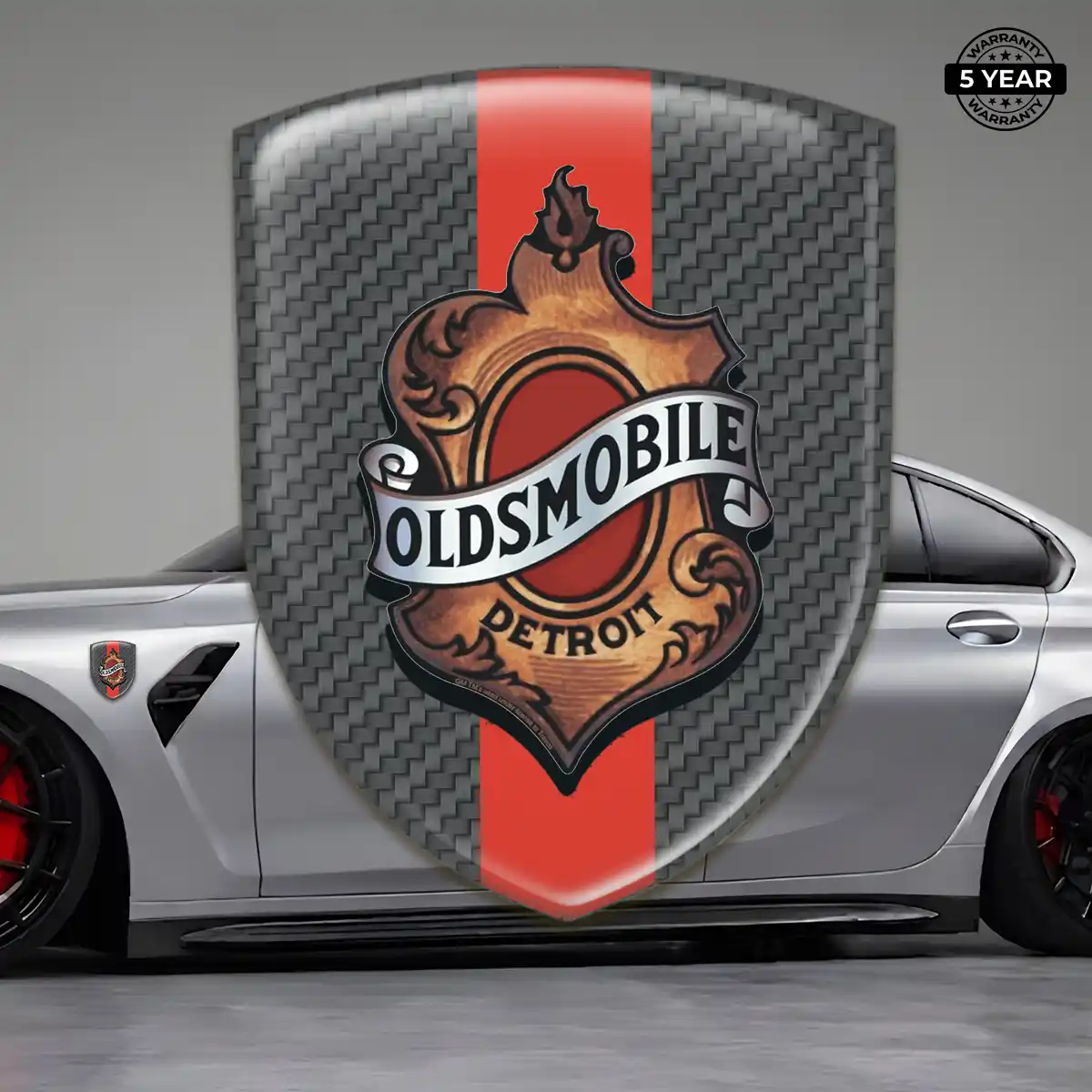 Oldsmobile Gel Badge Sticker Prestige Line