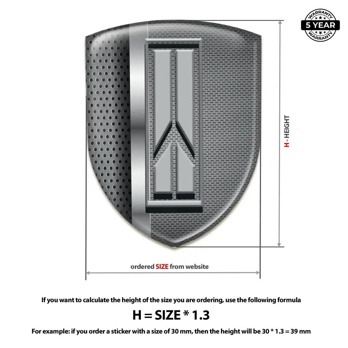 Oldsmobile Gel Badge Sticker Resin Elite