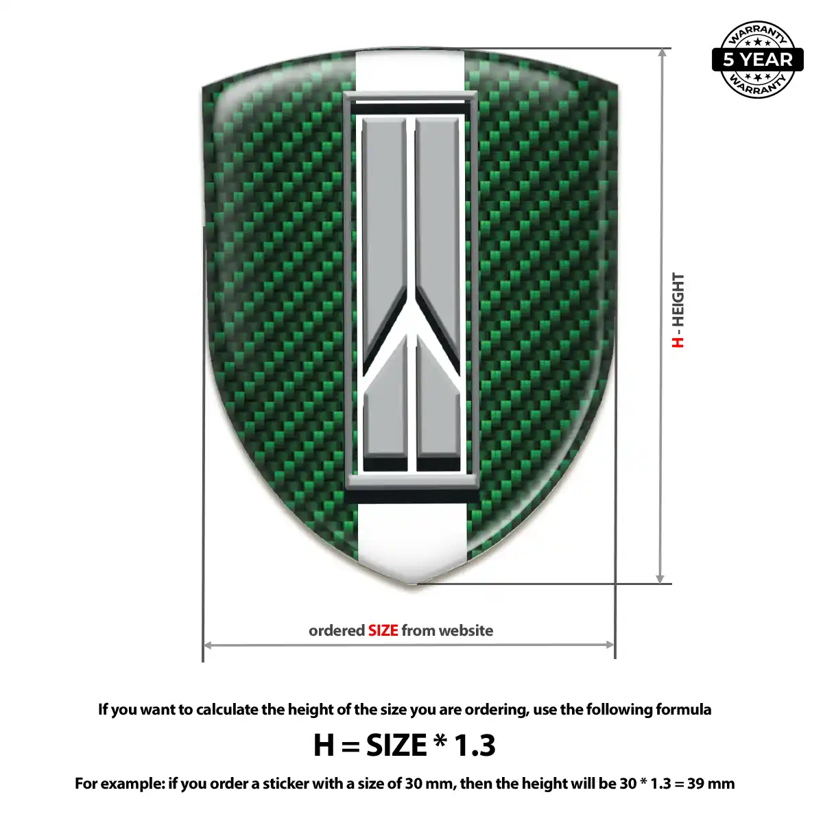 Oldsmobile Gel Badge Sticker Superior Craft