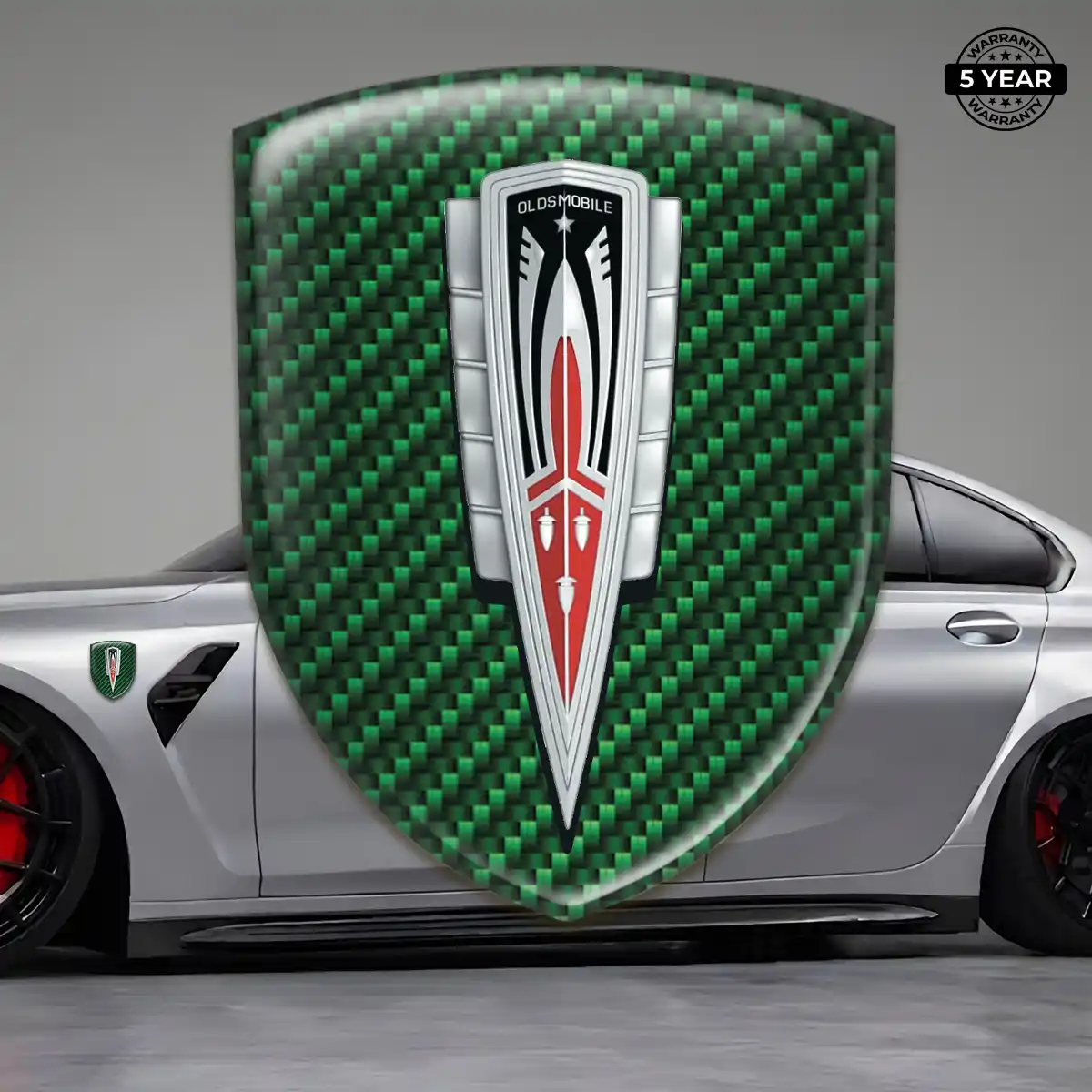Oldsmobile Gel Emblem Sticker Cabin Style