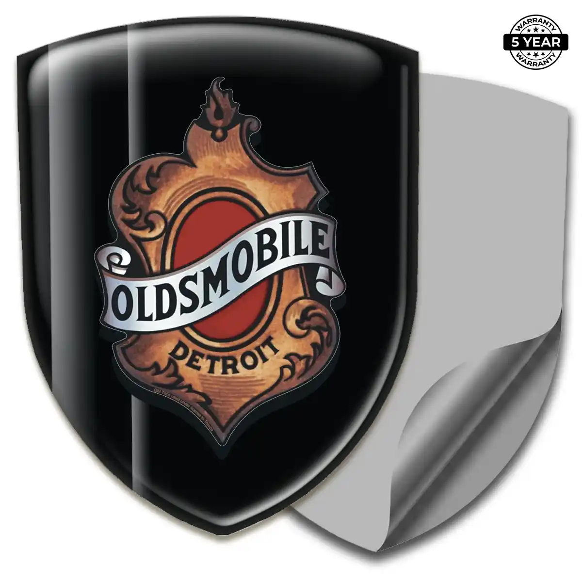 Oldsmobile Gel Emblem Sticker Deluxe Edition