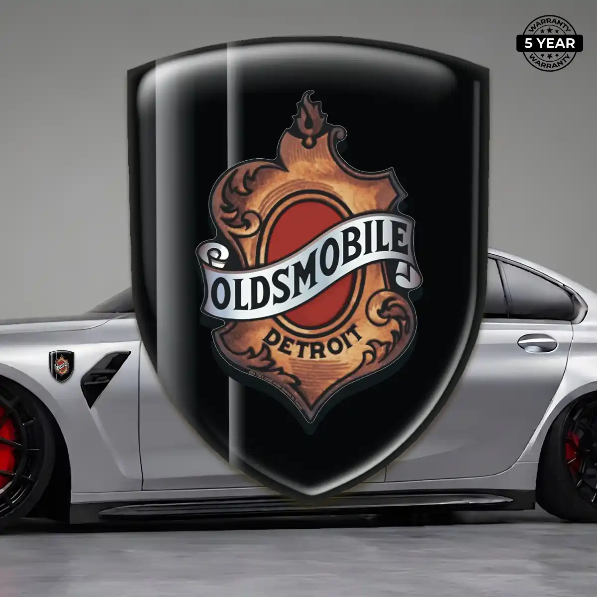 Oldsmobile Gel Emblem Sticker Deluxe Edition