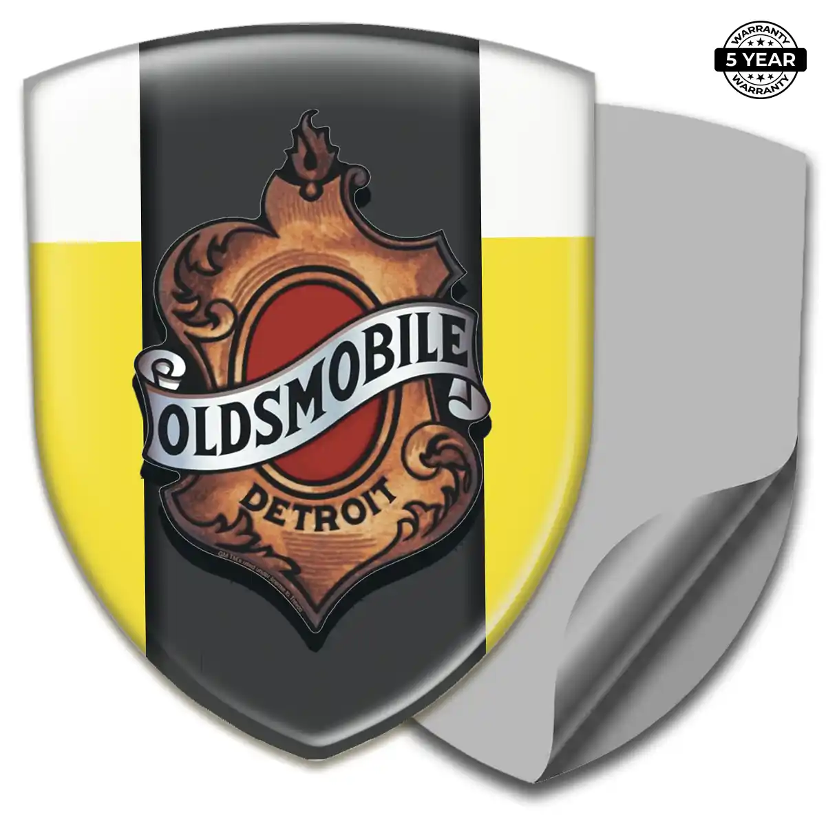Oldsmobile Gel Emblem Sticker Premium Dome