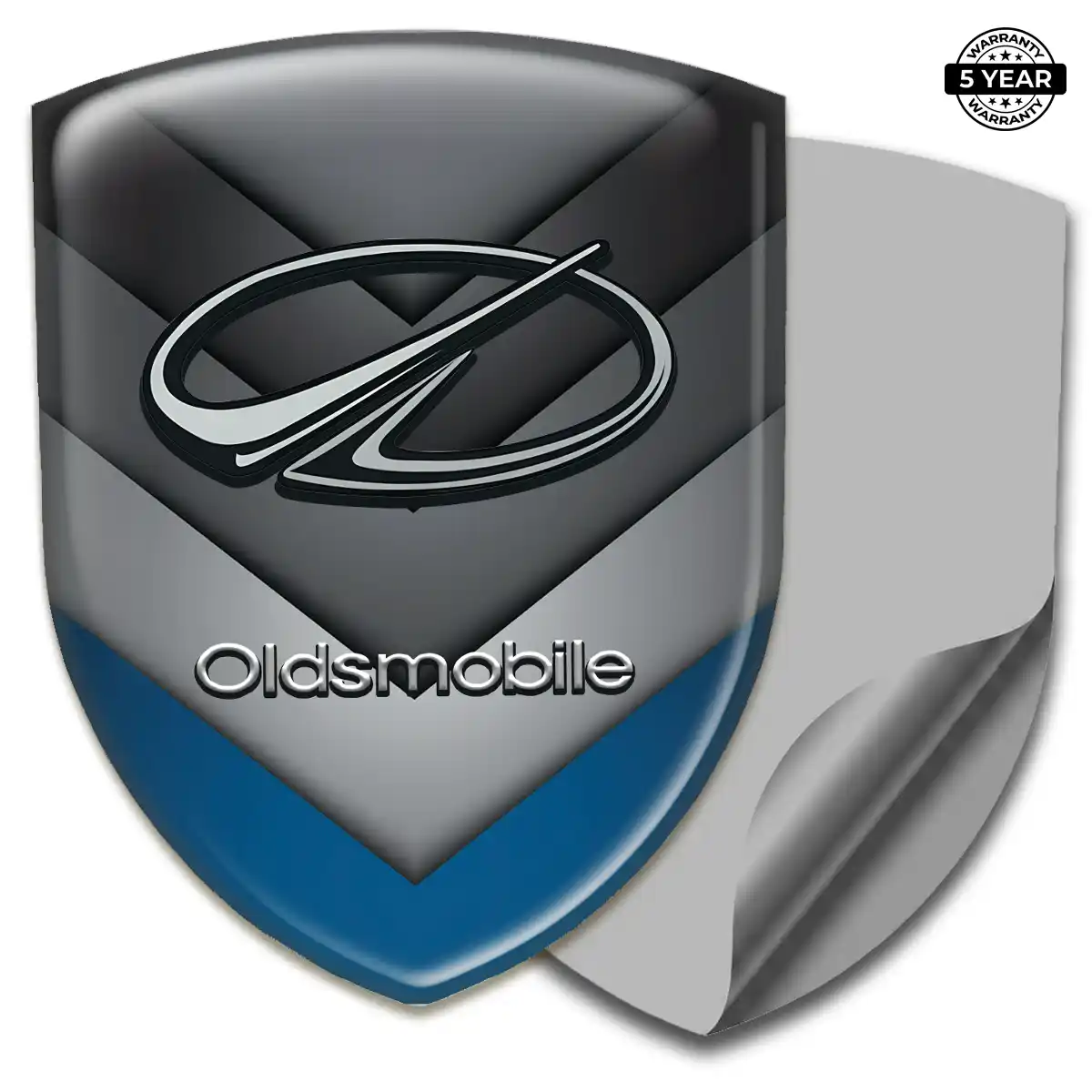 Oldsmobile Gel Emblem Sticker Resin Elite
