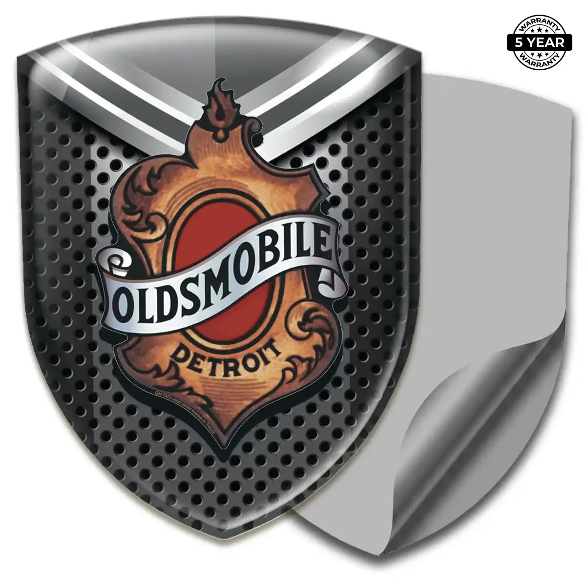 Oldsmobile Gel Emblem Sticker Resin Luxe