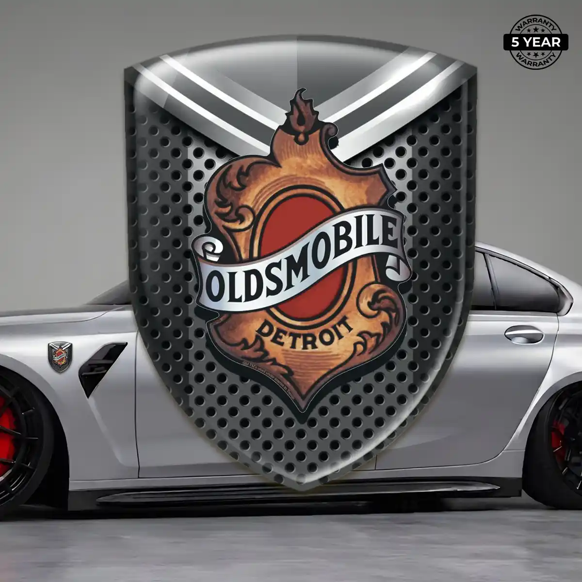 Oldsmobile Gel Emblem Sticker Resin Luxe