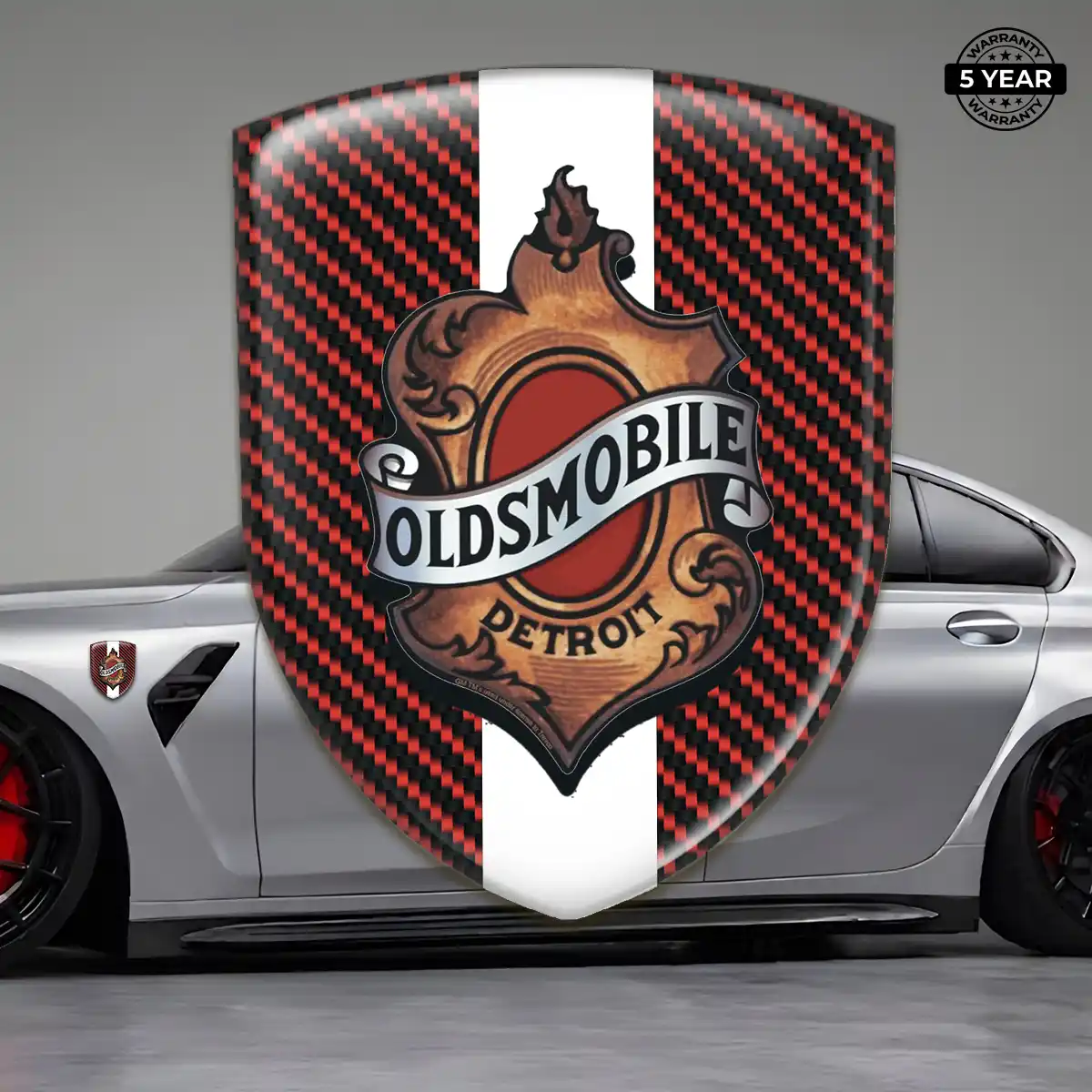 Oldsmobile Gel Emblem Sticker Superior Craft