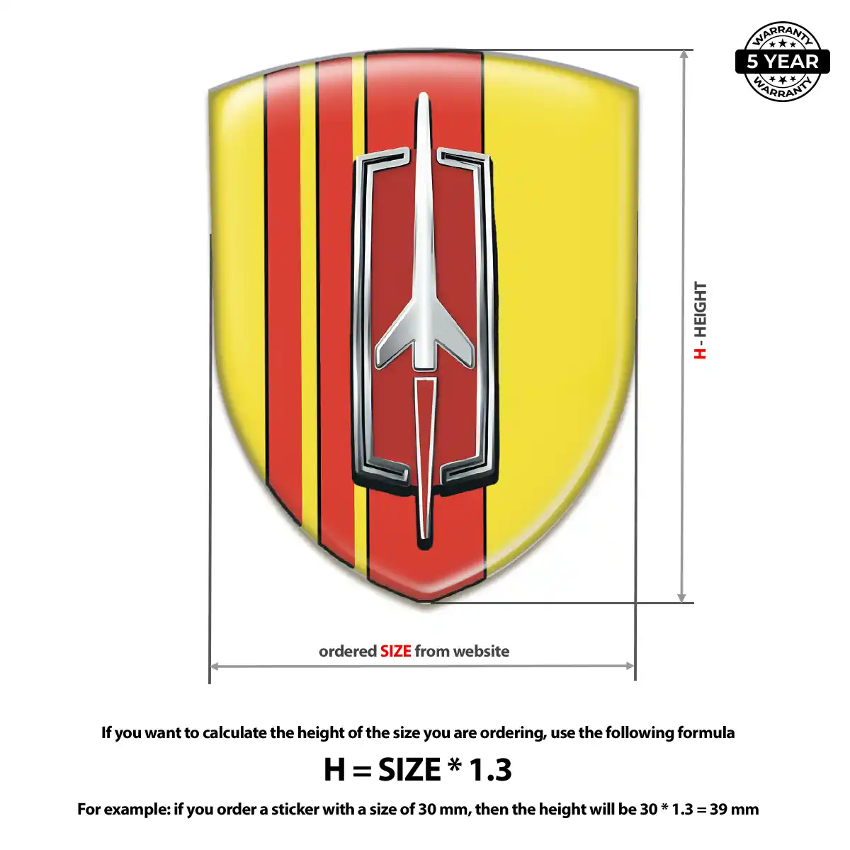 Oldsmobile Logo Badge Cabin Style