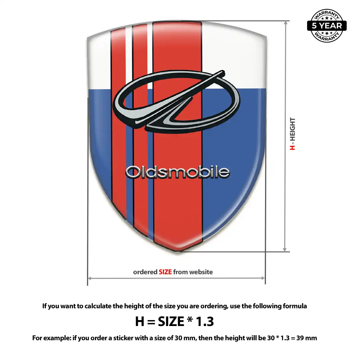 Oldsmobile Logo Badge Interior Elegance