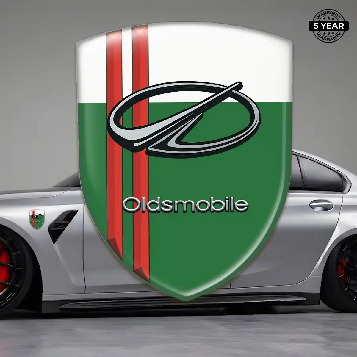 Oldsmobile Logo Badge Resin Luxe