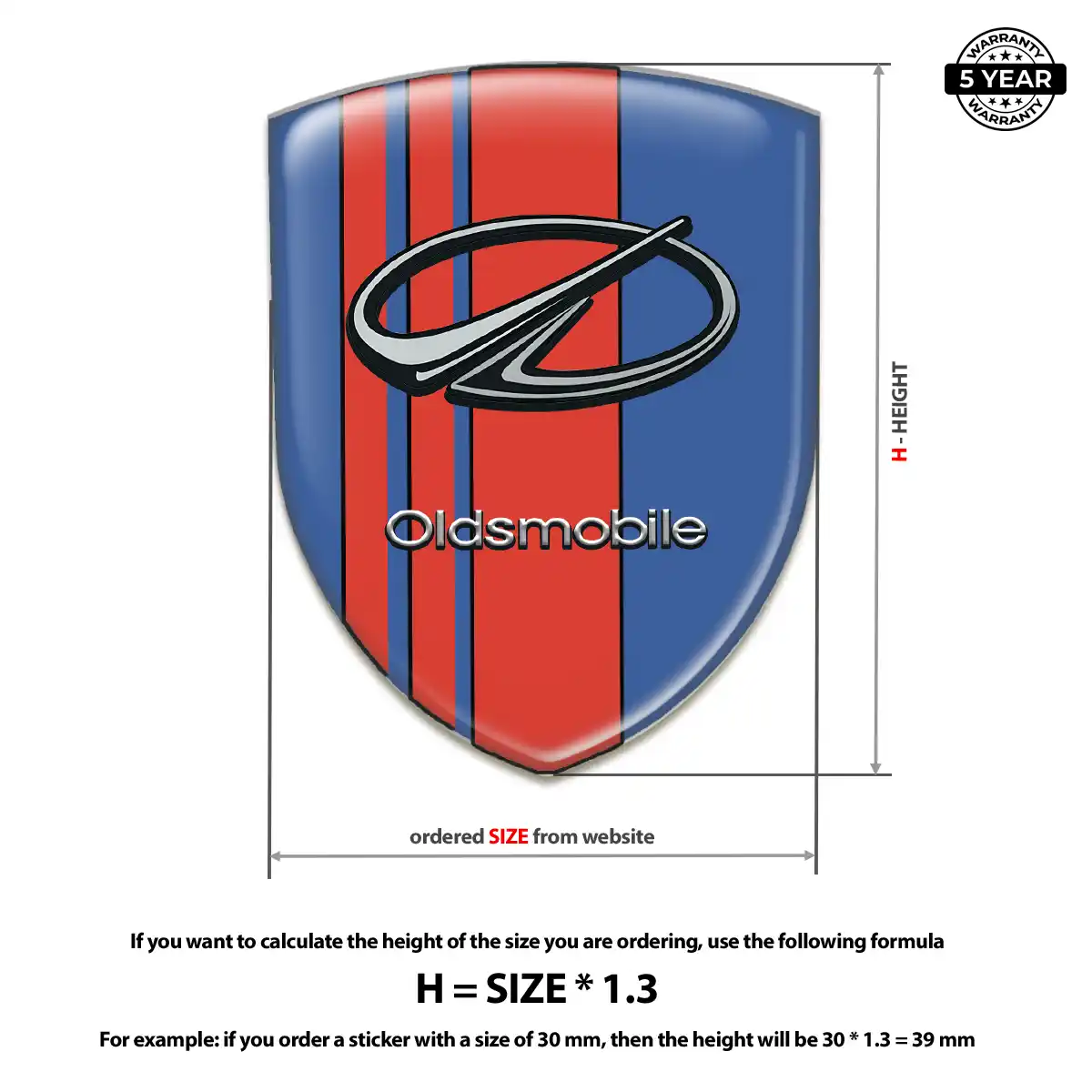 Oldsmobile Logo Emblem Interior Luxe