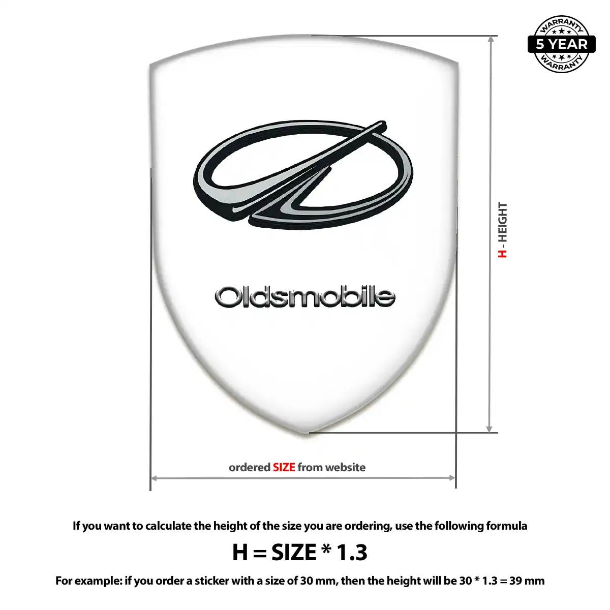 Oldsmobile Logo Emblem Refined Design