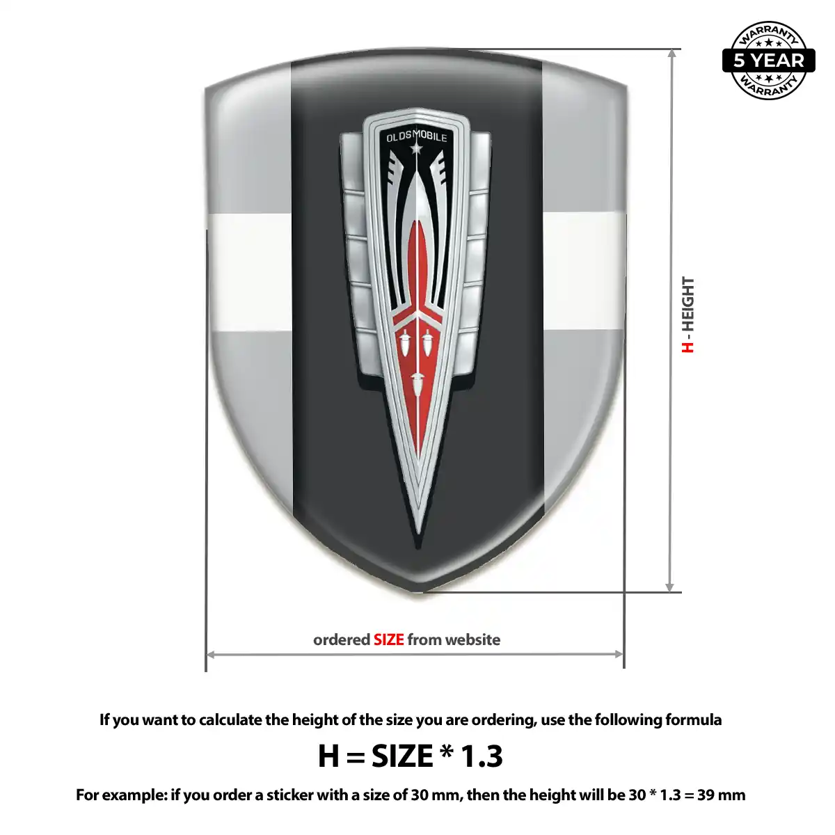 Oldsmobile Logo Emblem Superior Craft