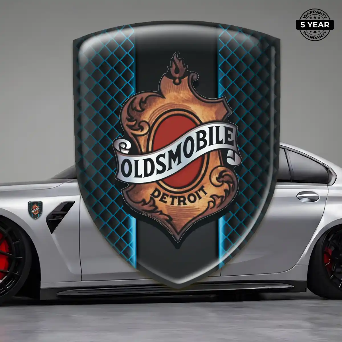 Oldsmobile Logo Sticker Deluxe Edition
