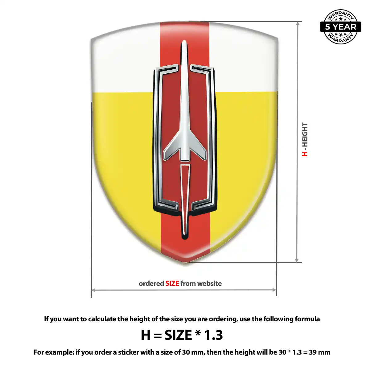 Oldsmobile Logo Sticker Elite Edition